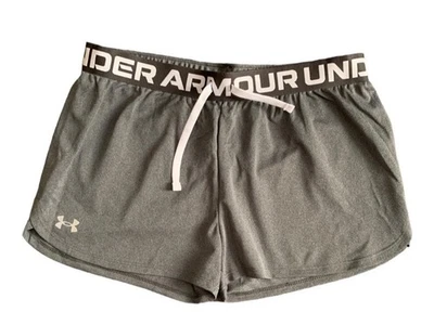 NEW Under Armour Youth Girls Soft Drawstring Play Up Shorts Size S F154 - Image 1 of 2