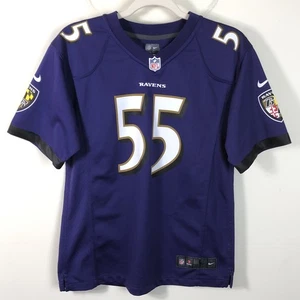 Camiseta deportiva juvenil Baltimore Ravens Nike Terrell Suggs #55 NFL On Field L 14-16 púrpura - Imagen 1 de 18