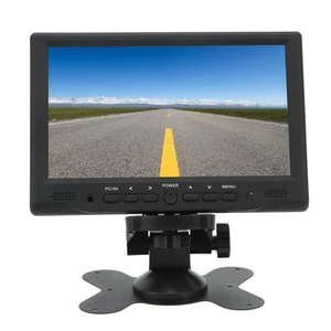 7in TFT LED Monitor VGA AV DC HD Multimedia Interface Color Screen With Dual FY - Afbeelding 1 van 28