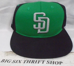 San Diego Padres Harry Potter Theme Game Exclusive Slytherin Snapback Cap Hat - Picture 1 of 5