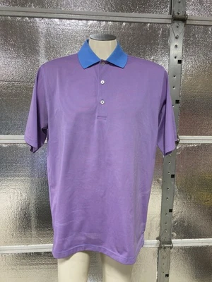 Camisa de golf Donald Ross - Para hombre mediana - Polo manga corta - Púrpura Foto 1 de 4