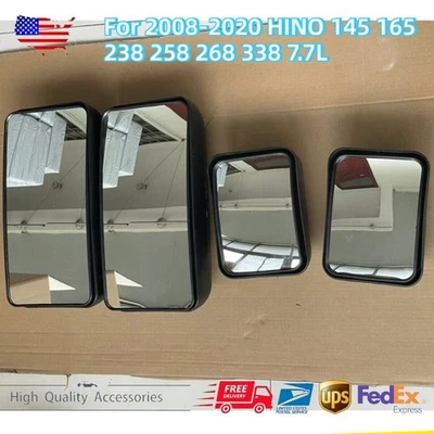 Espejo de puerta izquierdo y derecho para HINO 145 165 238 258 268 338 2008-2020 7,7 L Foto 1 de 4