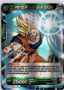Dragon Ball Super Card BT2-071 R Heredited Will Super Saiyan Son Goku Holo Foil - Imagen 1 de 7