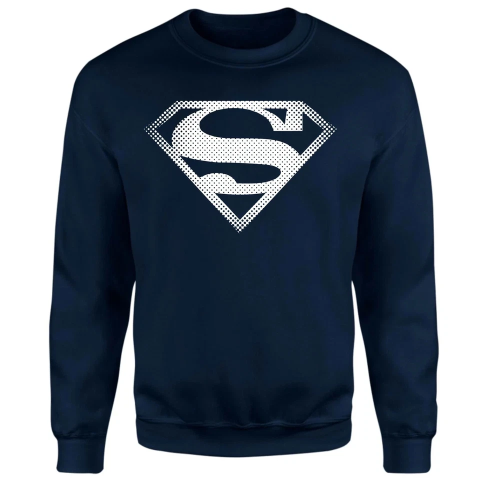 Superman Spot Logo Sweatshirt - Navy - Image 1 of 1