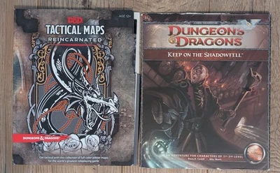 D&D 10 Tactical Maps/Dungeon Tiles Reincarnated & Keep On The Shadowsfell Guides - Image 1 of 4