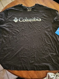 Columbia T-Shirt schwarz/grau Kurzarm Print 3XL neu mit Etikett - Bild 1 von 6