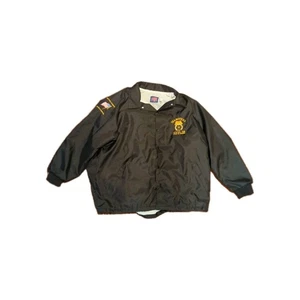 ASW Teamsters Jacket Sz 2XL VTG Black Yellow Local 728 State Of Georgia  - Picture 1 of 6