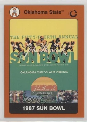 1991 Collegiate Collection Oklahoma State University Cowboys 1987 Sun Bowl #97 - Image 1 of 2