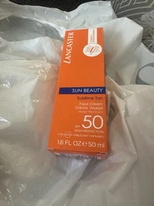Lancaster Sun Beauty Face Cream 50ml | Photoaging Control SPF 50 Broad Spectrum - Picture 1 of 2