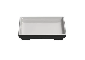 Magisso White Line Naturally Cooling Ceramic Square Serving Plate - Picture 1 of 2