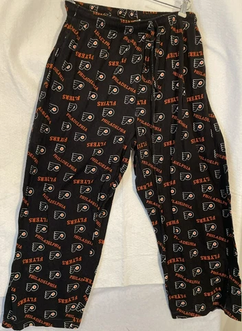 Sideline Apparel NHL Philadelphia Flyers All Over Print Sleepwear PJ Pants XL Cover