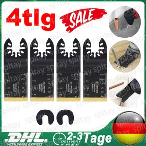 4tlg Multitool Zubehör Sägeblatt-Set Metall Holz für Multimaster Makita Einhell - Bild 1 von 20