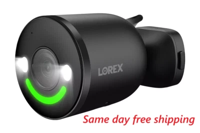 Lorex 4K Spotlight Indoor/Outdoor Smart Wi-Fi 6 Security Camera 32GB SD Card - Image 1 of 2