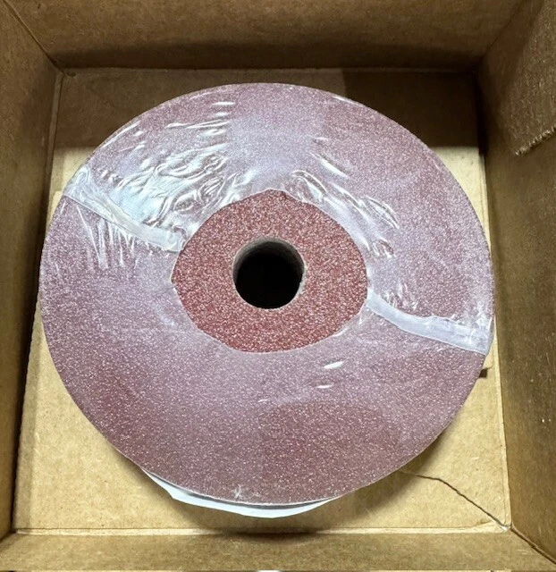 CGW 4-1/2" x 7/8" Resin Fiber Sanding Discs 50 Grit Premium AO 25 Pack USA Made - Image 1 of 1