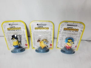 Minions The Rise of Gru Lot of 3 BOB STUART  & KEVIN Micro Collection Figures  - Picture 1 of 9