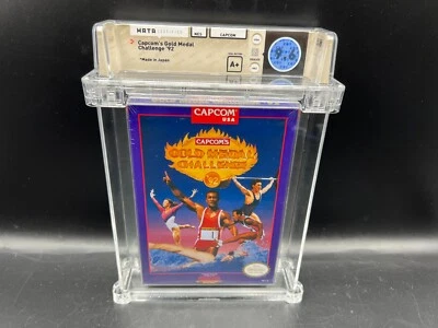 Capcom's Gold Medal Challenge '92 NES WATA 9.6 A+ FACTORY SEALED MINT VGA POP 2 - Image 1 of 4