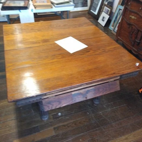 rare robbins solid oak table Cover