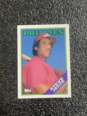 STEVE JELTZ PHILADELPHIA PHILLIES 1988 TOPPS BASEBALL CARD #126 - Image 1 of 2