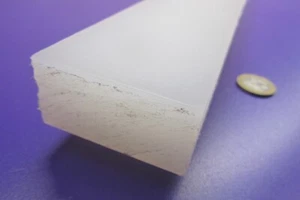 Polypropylene Bar 1.00" Thick x 2.00" Wide x 36" Long - Picture 1 of 7