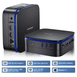 Blackview Mini PC Intel Twin Lake N150 16GB DDR4 512GB/1TB M.2 SSD Mini Computer - Afbeelding 1 van 14