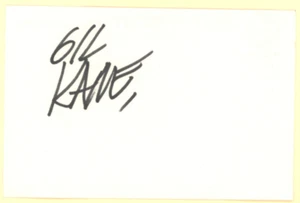 Gil Kane Autograph - Big Apple Comic Con Suggestion Card - Undated - Picture 1 of 2