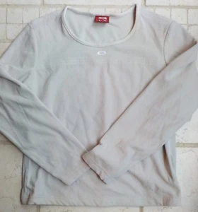OAKLEY Fleece Pullover Crewneck Top Gray Large - Foto 1 di 4