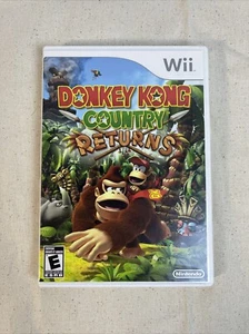 Nintendo Wii Donkey Kong Country Returns Complete w/ Manual Tested - Picture 1 of 3