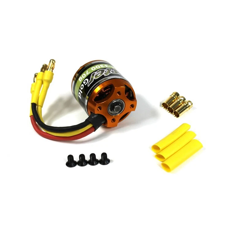 Torcster Brushless Gold A2217/4-3300 70g Flugzeug Motor Elektro Tuning 191979 - Bild 1 von 1