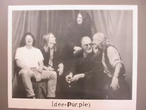 Deep Purple black & white 8 X 10 glossy promo photo ! - Picture 1 of 1