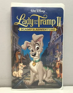 Lady & The Tramp II Scamp’s Adventure VHS Disney Video Tape Sequel 2 Clamshell - Picture 1 of 8