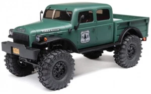 1/24 SCX24 Dodge Power Wagon 4WD Rock Crawler RTR, Green - Picture 1 of 20