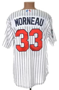 *BNWT* BASEBALL MINNESOTA TWINS SHIRT JERSEY MAJESTIC SIZE XXL(54) MORNEAU #33 - Picture 1 of 6