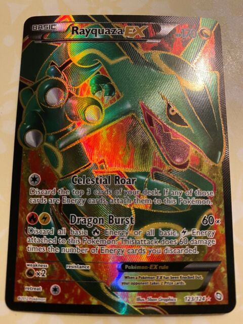 Pokemon - Rayquaza-EX (85) - BW - Dragões Exaltados - Holo