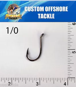 50 Größe 1/0 Custom Offshore Tackle Octopus J Haken 8299 - Bild 1 von 1