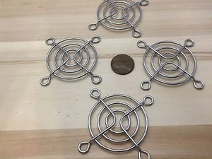 4 pieces 50mm Fan Cover Guard Grill Computer protector metal 5020 C23 - Picture 1 of 2