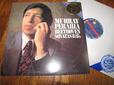 BEETHOVEN SONATAS NO 4 & NO 11 - MURRAY PERAHIA - CBS MASTERWORKS LP - Image 1 of 2