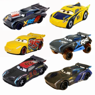 Disney Pixar Cars NO.95 Cruz & NO.20 Black Storm Jackson Diecast Model Car Toy - Image 1 of 4