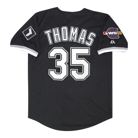 Frank Thomas Chicago White Sox 2005 World Series Alt Black Men's Jersey (S-3XL) Cover