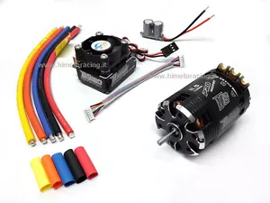 COMBO ROCKET BRUSHLESS SENSORI MOTORE 540 11.5T + REGOLATORE 120A TURBO MODIFIED - Foto 1 di 1