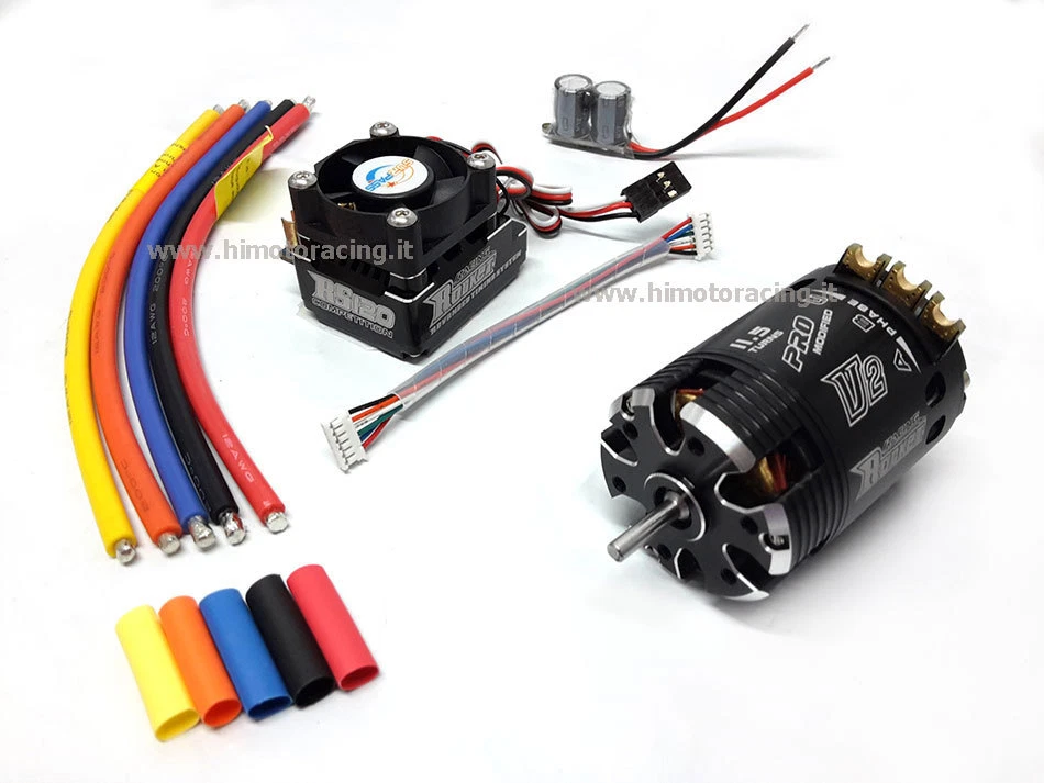 COMBO ROCKET BRUSHLESS SENSORI MOTORE 540 11.5T + REGOLATORE 120A TURBO MODIFIED - Immagine 1 di 1