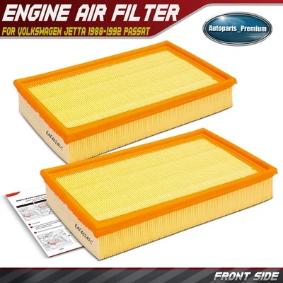 2x Filtro de aire motor para Volkswagen Jetta 1988-1992 Passat 1990-1997 Golf Audi A6 Foto 1 de 4