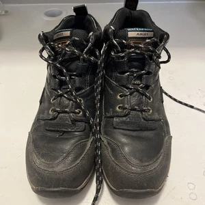 Ariat Terrain Black Lace Up Boots Men's 7B Waterproof Leather Trail Hiking Work - Picture 1 of 12