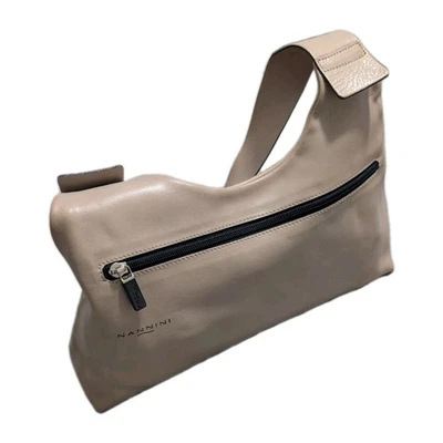Bolso Hobo Nannini ITALIA Cuero Suave Puro Ligero  Foto 1 de 4
