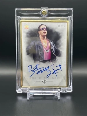 2019 Topps Transcendent WWE Auto Bret Hart /25 - Image 1 of 2