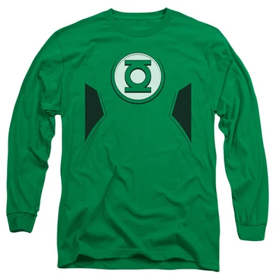 Jla New Gl Uniform Mens Long Sleeve Shirt Kelly Green Officially Licensed - Image 1 of 3