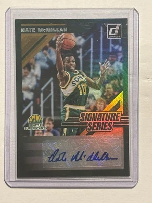 2019-20 Panini Donruss - Signature Series Nate McMillan #SS-NMM Autograph  - Image 1 of 2