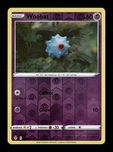 Woobat Reverse Holo Common SWSH07: Evolving Skies 068/203 LP Pokemon LP - Imagen 1 de 2