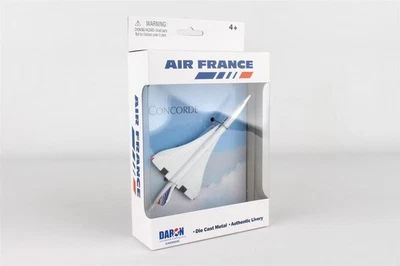 Juguete de avión único Daron Air France Concorde "5 1/2 pulgadas de largo" Foto 1 de 4