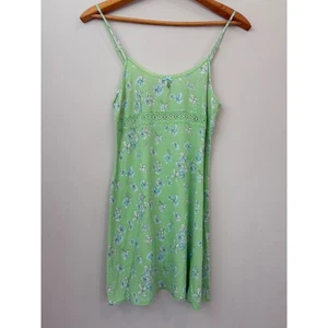 Victoria's Secret Trägerkleid Angel grün Blumen Spitzenbesatz – Damen Small - Bild 1 von 6