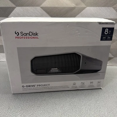 SanDisk Professional 8TB G-DRIVE PROJECT External Hard Drive ( NEW OTHER ) - Image 1 of 4